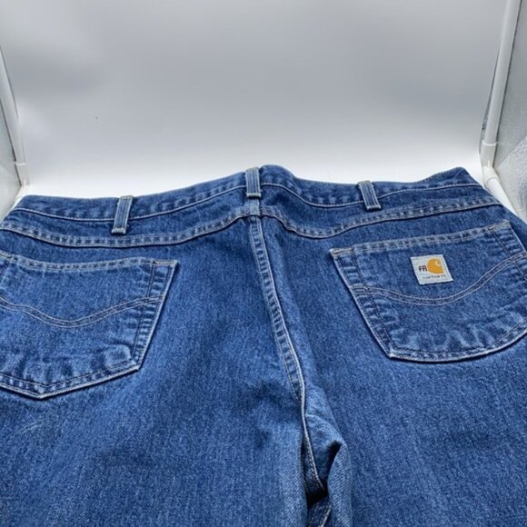 Carhartt Men’s Flame Resistant 5 Pocket Denim Jeans Size 40 Waist x 30 Inseam - Picture 11 of 11